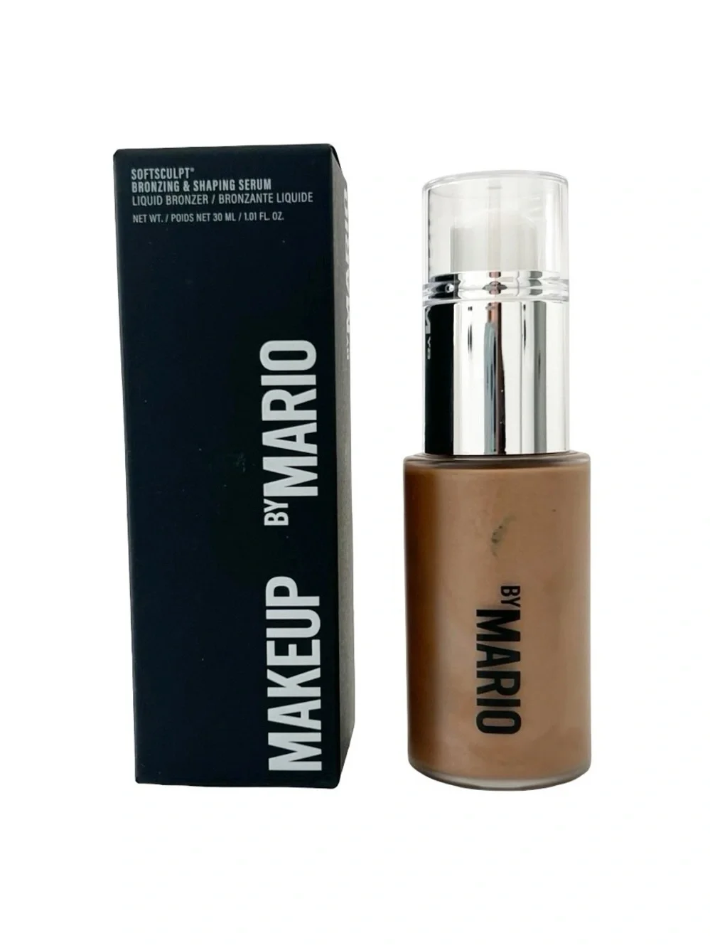 Makeup By Mario Softsculpt Bronzing & Shaping Serum Light Medium NIB